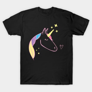 Unicorn Pattern T-Shirt